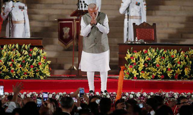 Indiens Präsident Narendra Modhi.