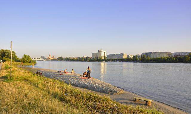 Baden ist aktuell verboten in der Neuen Donau