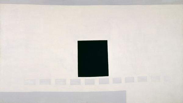 Den abstrakten Expressionismus nahm sie dabei ebenso vorweg, wie den Minimalismus und die Pop Art - in O'Keeffes Werk keine Widersprüche. Georgia O’Keeffe: "My Last Door", 1952 – 1954  