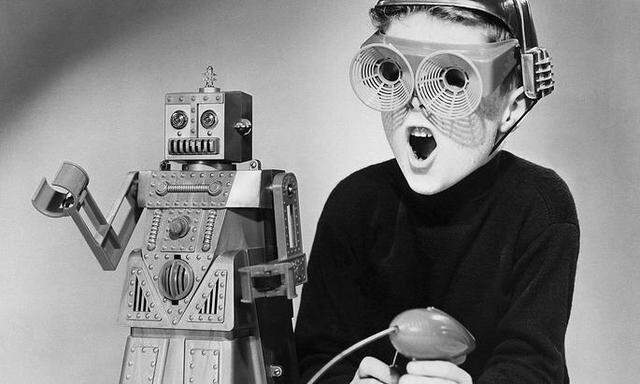  Robert hieß dieser Spielzeugroboter von 1959. Mit KI verbinden viele immer noch naive Hoffnungen. 