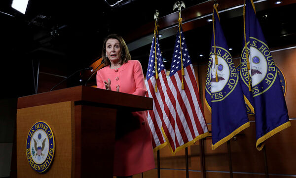 House Speaker Nancy Pelosi holds a weekly news conference on Capitol Hill in Washington