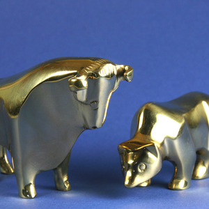 Bulle und Baer - bull and a bear