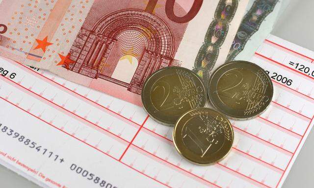 Zahlschein und Euros - postal money order and Euros