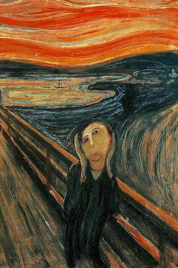 "Der Schrei" von Edvard Munch.