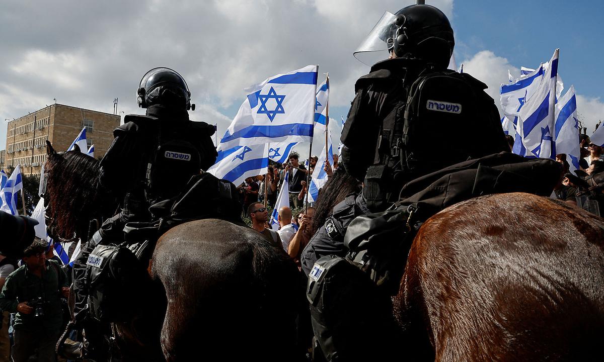 Die Polizei in Jerusalem ist im Großeinsatz.