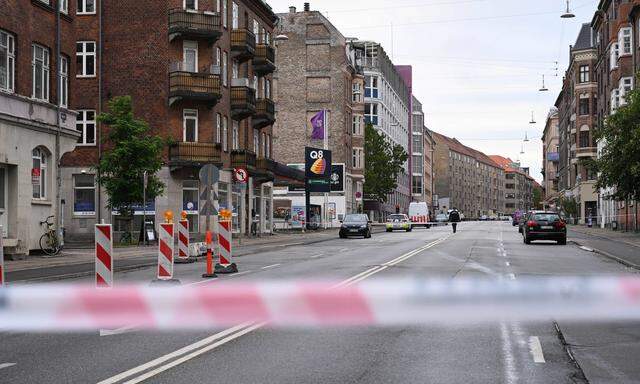 Sperrzone nach der Explosion in Kopenhagen