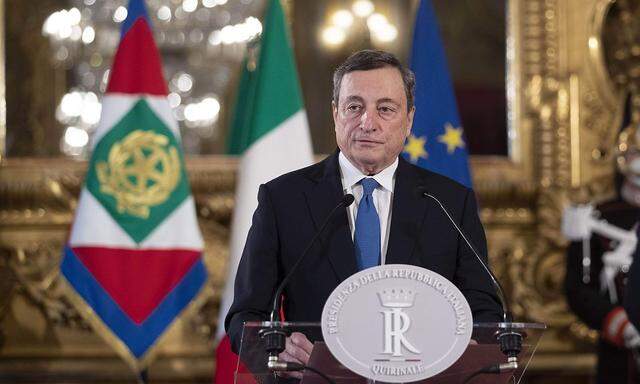 Mario Draghi soll Italien aus der Krise führen - mit einer sogenannten Einheitsregierung.