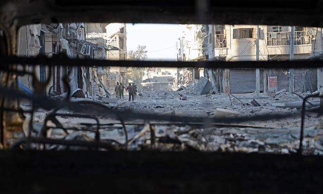 Nach monatelangen Kämpfen liegt Al-Bab in Trümmern.