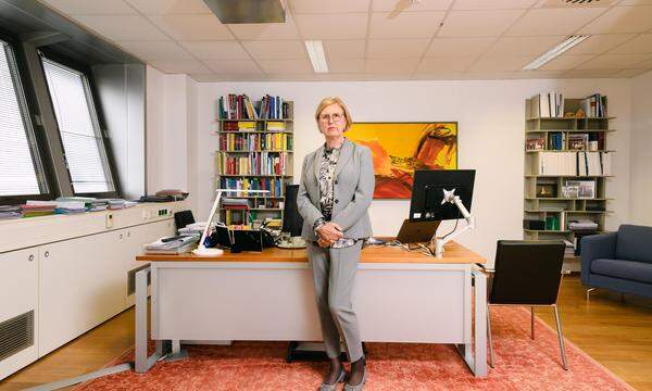 „Wenn jemand unzufrieden mit mir ist, ist das systemimmanent“: Margit Kraker in ihrem Büro in Wien