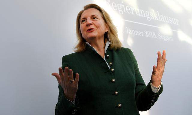 Außenministerin Karin Kneissl.