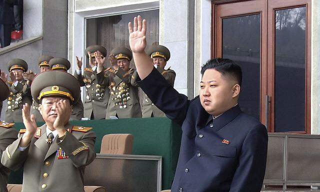Archivbild: Nordkoreas Staatschef  Kim Jong-un
