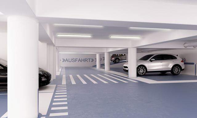 Luxus-Wohnobjekte – wie etwa The Ambassy“ im Wiener Botschaftsviertel – brauchen ebensolche Garagen.