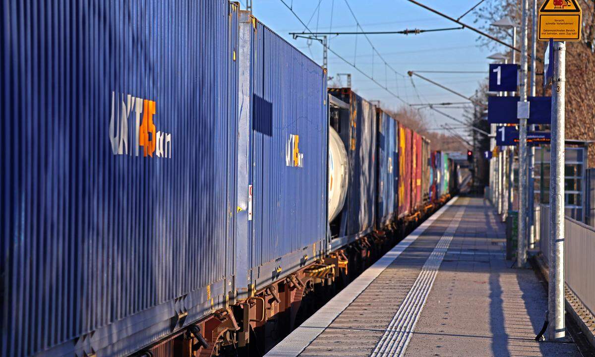 Gütertransport auf Schiene