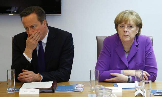 Premier David Cameron und Kanzlerin Angela Merkel