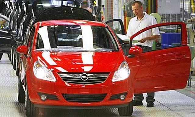 25.000 Arbeitsplätze sollen bei Opel gefährdet sein.