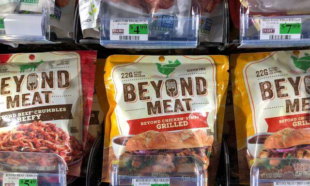 Beyond Meat liegt mit seinen Fleischalternativen auf pflanzlicher Basis im Trend 