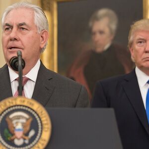 Außenminister Tillerson bei seiner Angelobung.