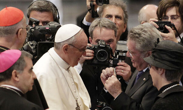 AMTSEINFUEHRUNG VON PAPST FRANZISKUS: FRANZISKUS/FISCHER