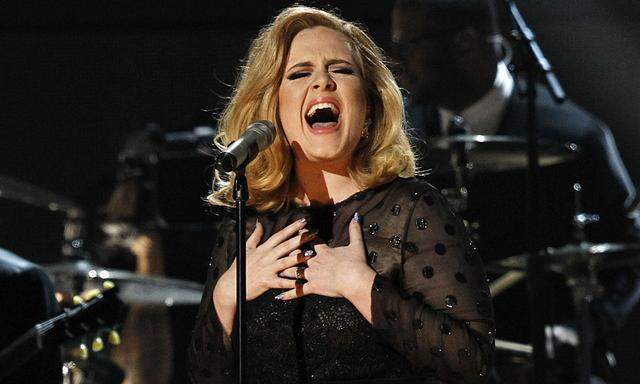 File photo of Adele performing at the 54th annual Grammy Awards in Los Angeles