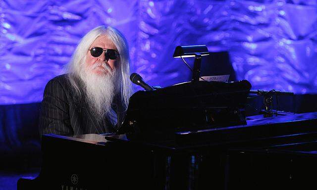 Inductee Leon Russell performs during the Songwriters Hall of Fame awards in New York