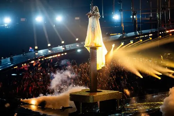 Delta Goodrem, die neue australische Säulenheilige der Song-Contest-Fans.