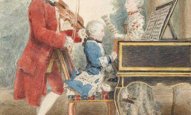 Leopold Mozart und seine Kinder