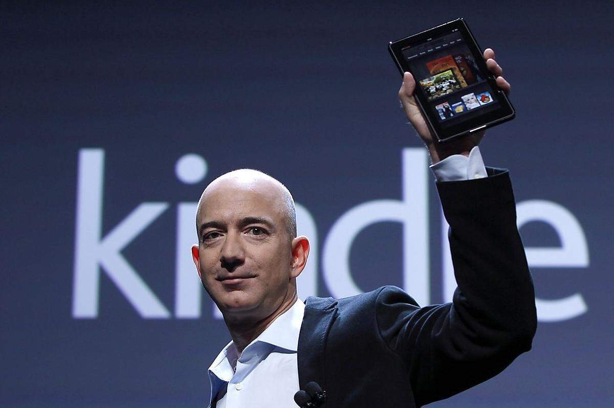 Amazon-Gründer Jeff Bezos bezahlt seinen Programmierern im Silicon Valley durchschnittlich 110.907 Dollar jährlich.