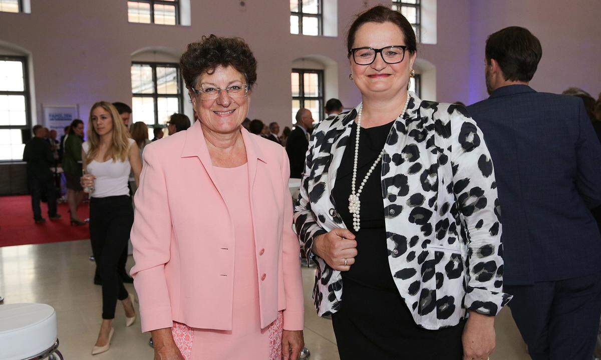 Wienerberger-Aufsichtsratschefin Regina Prehofer (l.) und die IFN-Geschäftsführende Gesellschafterin Anette Klinger.