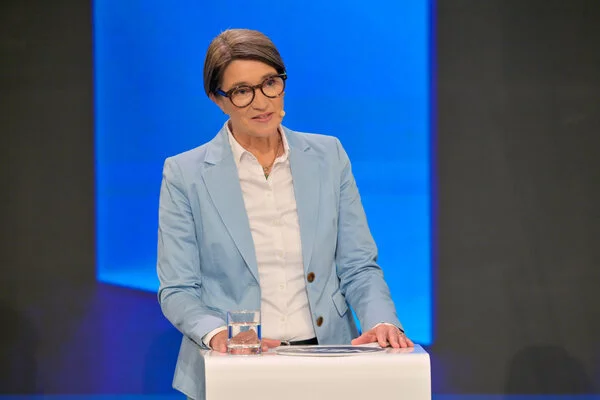 Am 8. Juni 2026 präsentierten Bewerberinnen und Bewerber für die ORF-Generaldirektion ihre Ideen und Konzepte. Im Bild: Lisa Totzauer.