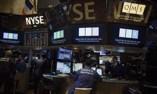 Inside The New York Stock Exchange As Fed Rate Decision Is Announced