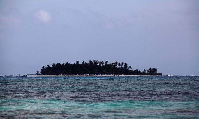 FILE PHOTO: A general view of coral islet of Johnny Cay in the Caribbean island of San Andres