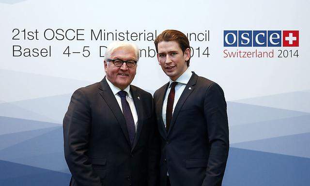OSZE-Jahrestreffen in Basel: Steinmeier und Kurz