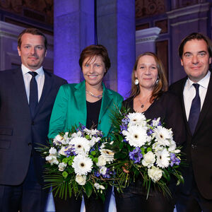 v.l.n.r.: Herwig Langanger (Geschäftsführer „Die Presse“), Madeleine Napetschnig (Spezialredaktion  „Die Presse“), Astrid Müllner (Leiterin Spezialredaktion „Die Presse“), Rainer Nowak (Chefredakteur und Herausgeber „Die Presse“)