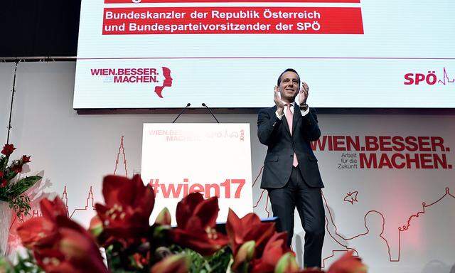 Christian Kern bei der Klubtagung der Wiener SPÖ 