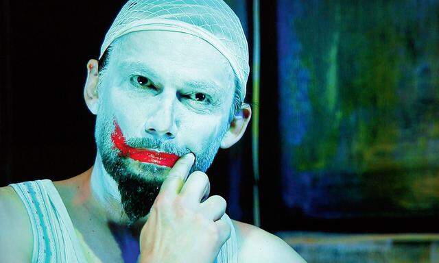 Clown. Als Canio in Leoncavallos „Pagliacci“, Osterfestspiele Salzburg (2015).