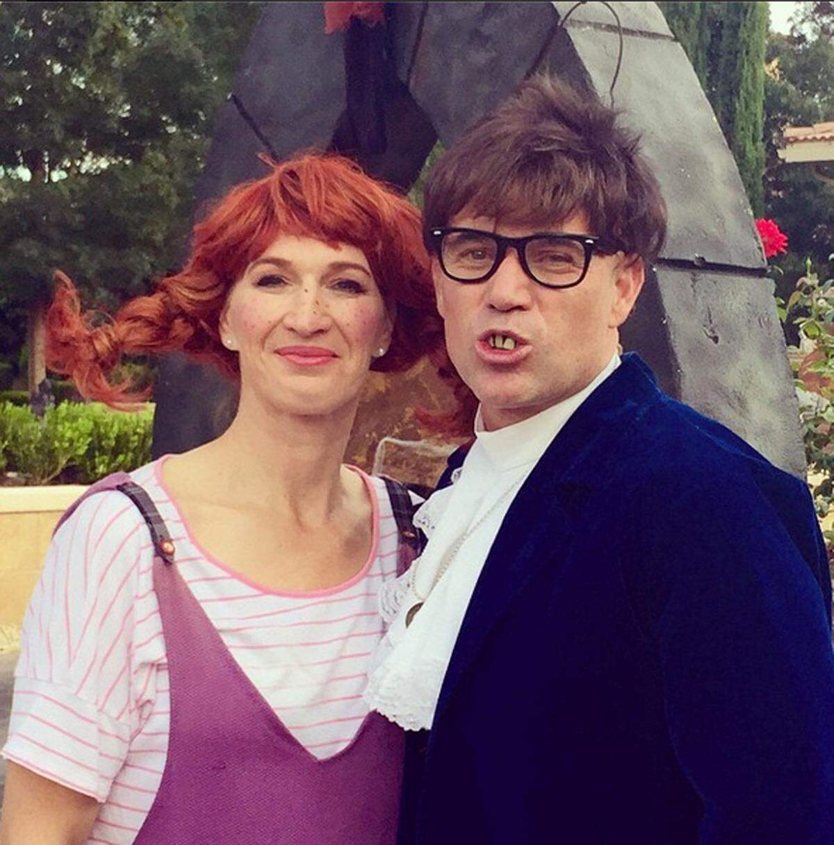 Steffi Graf als Pippi Langstrumpf und Andre Agassi als Austin Powers gaben ein gutes Paar ab.