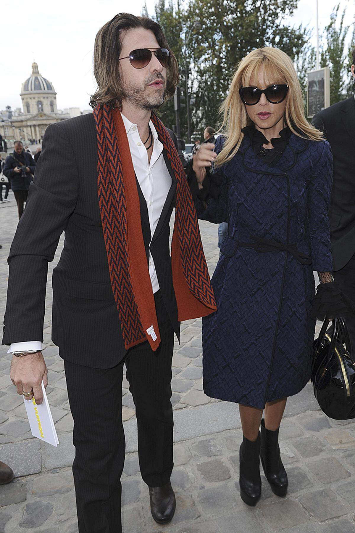 Louis Vuittons Ready-to-wear-Schau am Mittwoch besuchte Top-Stylistin Rachel Zoe mit Ehemann Rodger Berman.