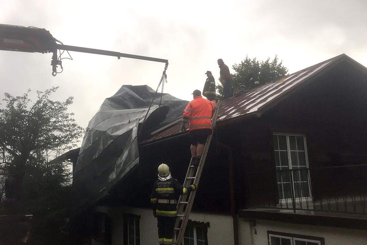 Feuerwehreinsatz am Dienstag (12. Juli) in Bad Ischl.