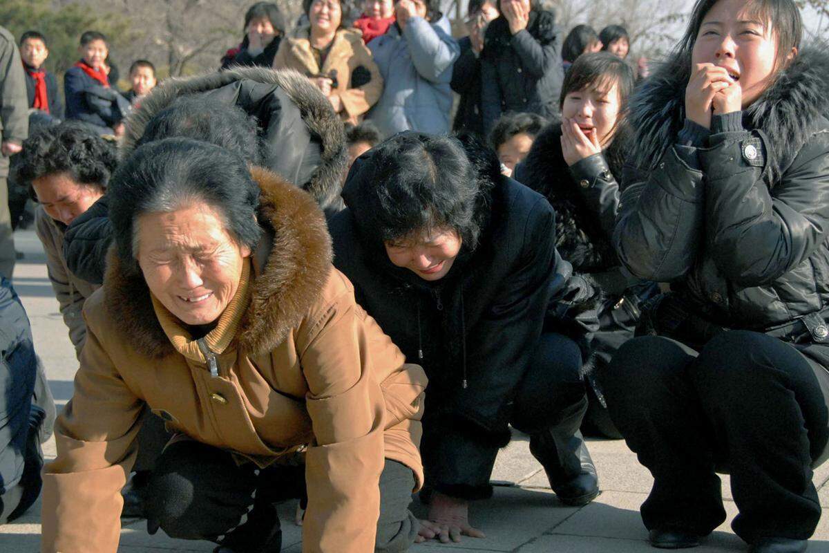 Weiter: Trauer-Bilder aus Nordkorea