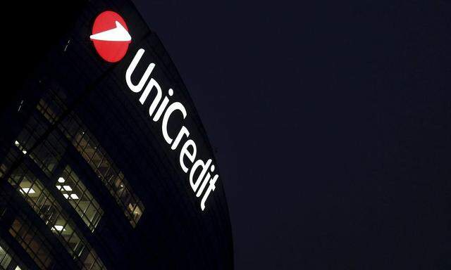 File photo of the headquarters of UniCredit bank in Milan