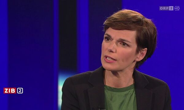 Pamela Rendi-Wagner in der ZiB2 bei Armin Wolf am 1. Oktober 2018