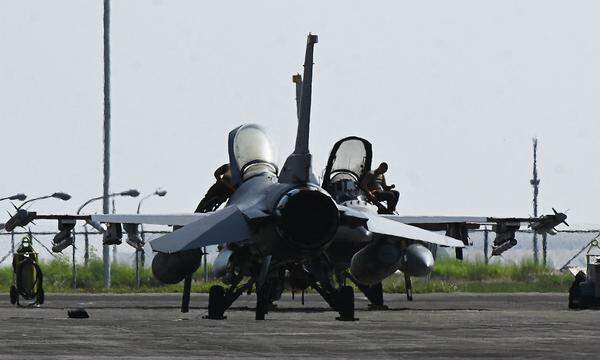 Archivbild: F-16 der USA auf den Philippinen.