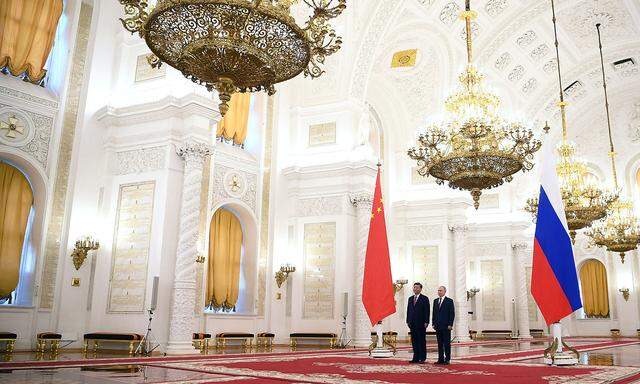 Am Dienstag stand das Arbeitsgespräch zwischen Xi und Putin in Moskau auf dem Programm.