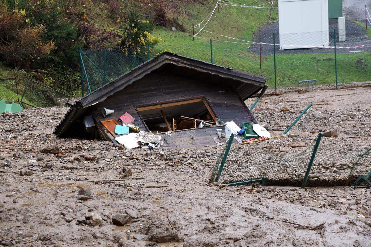 Situation in Feld am See in Kärnten.