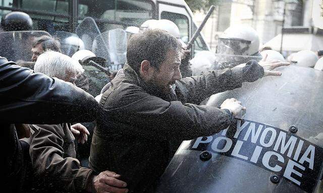 GREECE ECONOMIC CRISIS PAME PROTEST