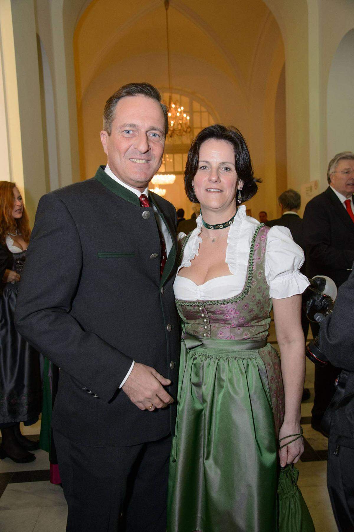 ÖVP-Klubobmann Manfred Juraczka mit seiner Frau Ellen.