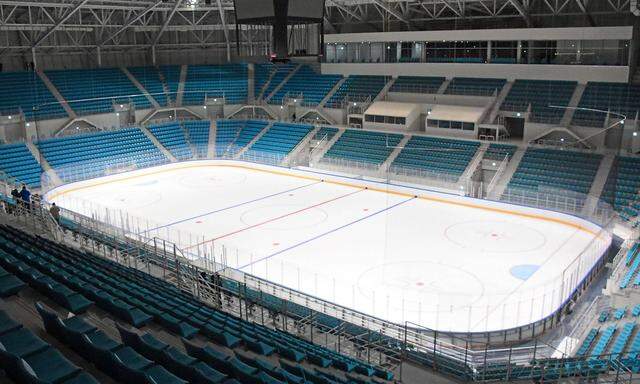 Pyeongchang Olympic venues Photo taken Oct 30 2017 shows Gangneung Hockey Centre in Gangneung Sou
