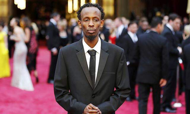 Abdi, best supporting actor nominee for his role in 'Captain Phillips', arrives at the 86th Academy Awards in Hollywood