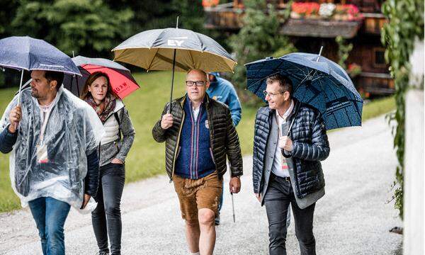 Zum sechsten Mal lud die "Presse" im Rahmen des Europäischen Forum Alpbach zum "Talk auf der Alm".