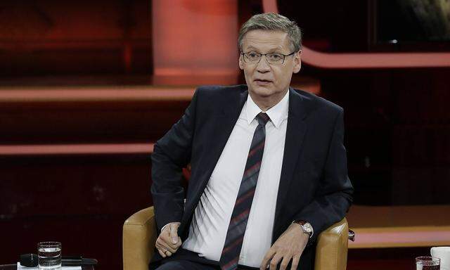 Berlin ARD Talk Guenther Jauch Thema Schockdiagnose Krebs Guido Westerwelle bei GUeNTHER JAUCH